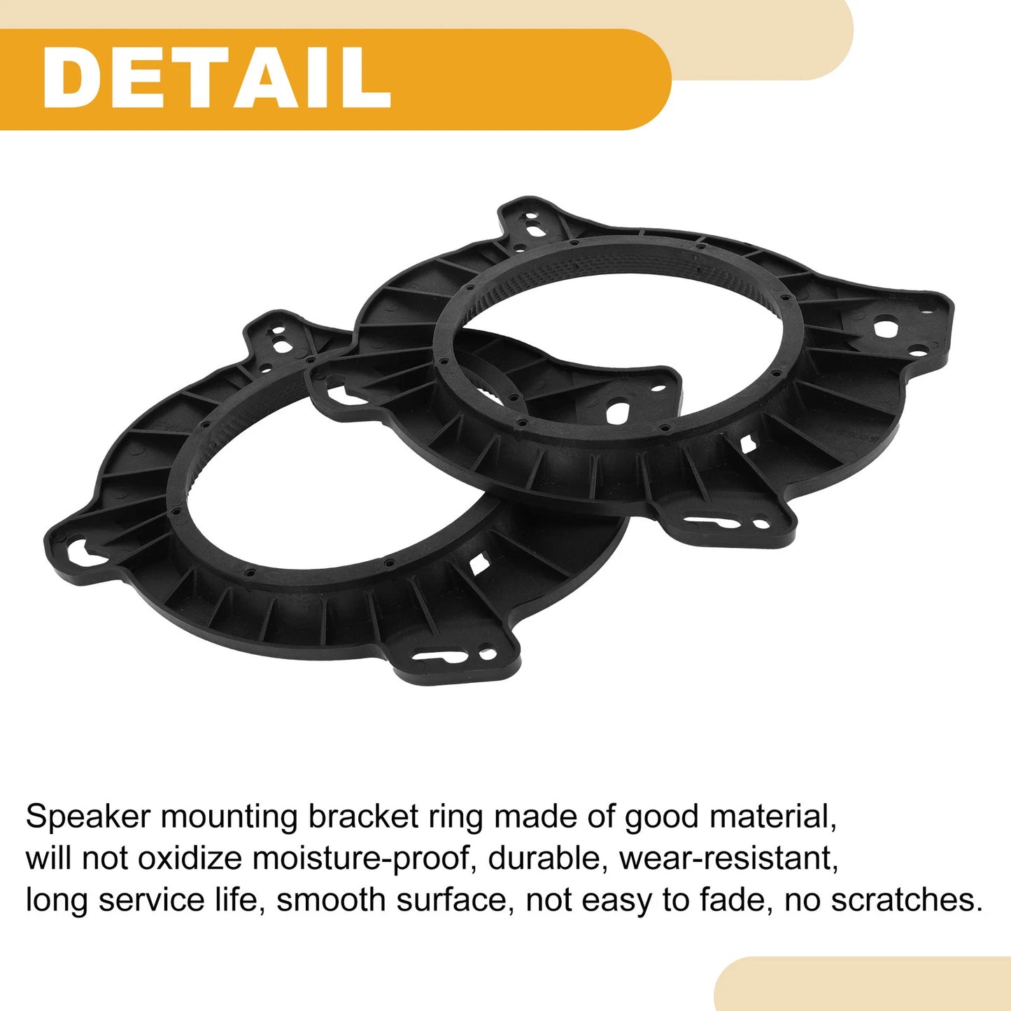 2X Speaker Spacer Ring 6x9" to 6.5" Adaptor for Toyota (ABS)