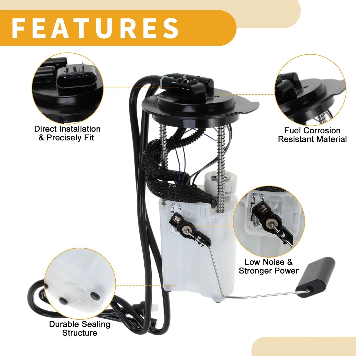 Fuel Pump Assembly for Chevy Cobalt, Pontiac G5 (2006-2008)
