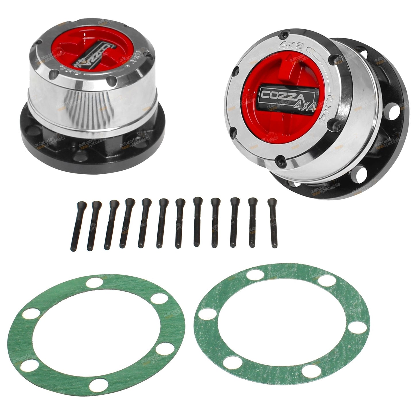 Set of 2 Performance Free Wheeling Hubs for Great Wall V240 (2009–2017)