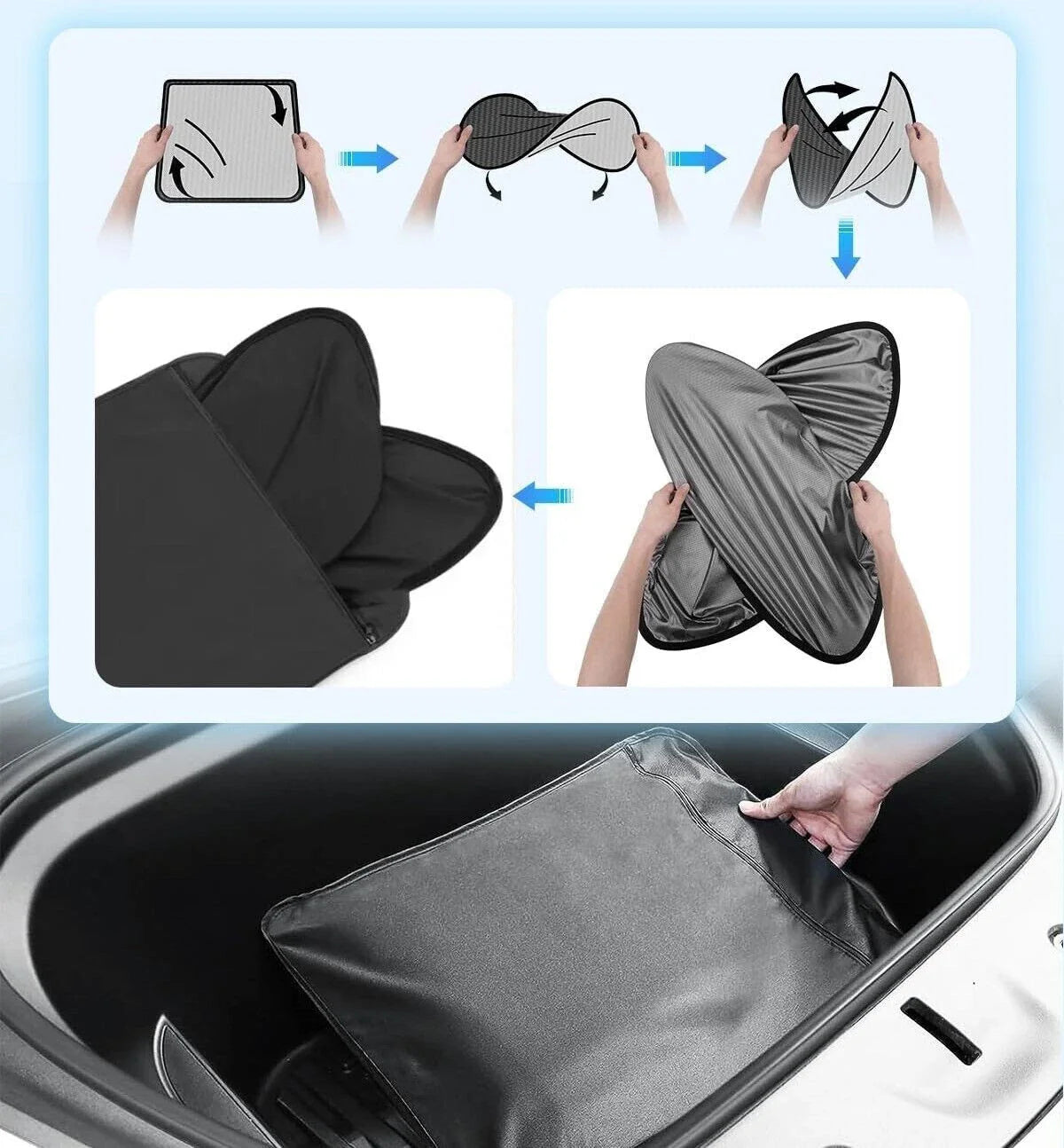 Glass Roof Sunshade Window Shade Sunroof Upgrade Mesh Net For Polestar 2 (2021–2024)