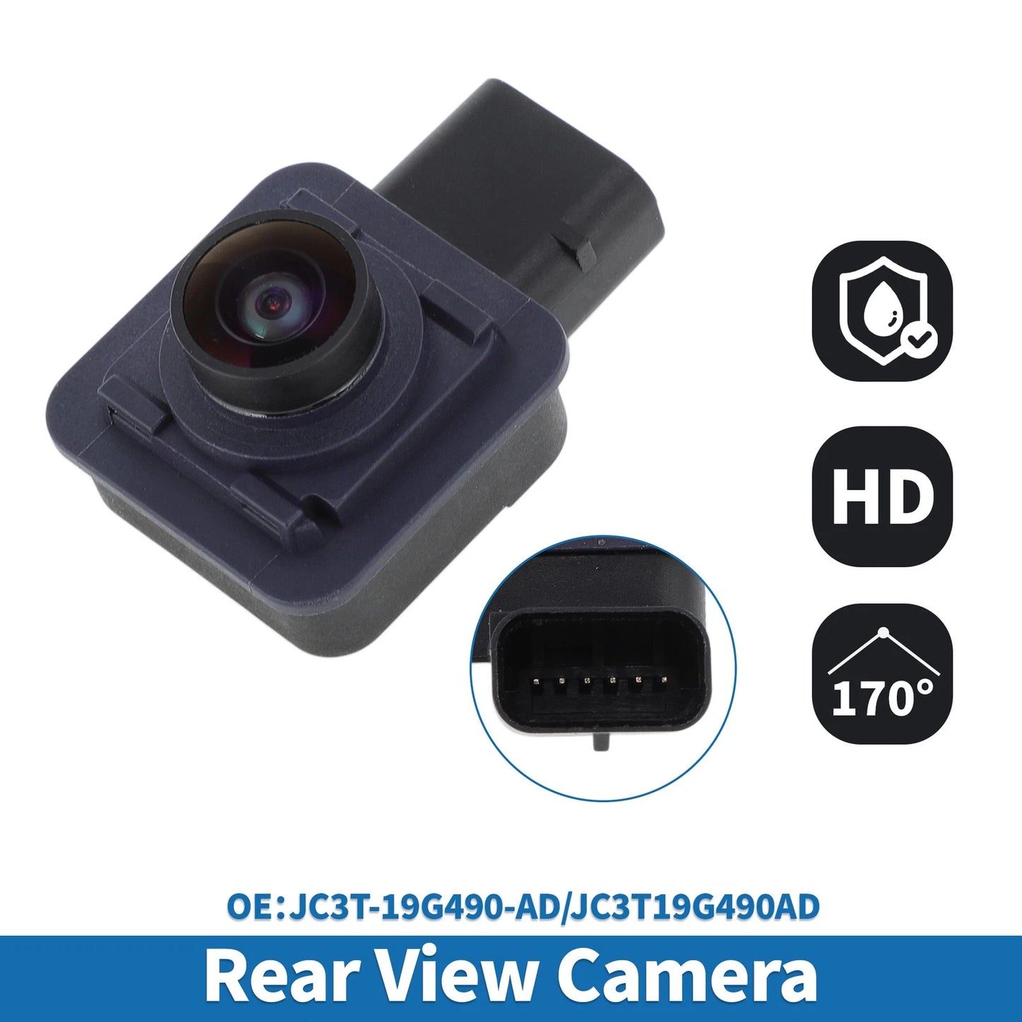 Rear Park Assist Backup Camera for Ford F250 F350 F450 F550 Super Duty (2017–2022)
