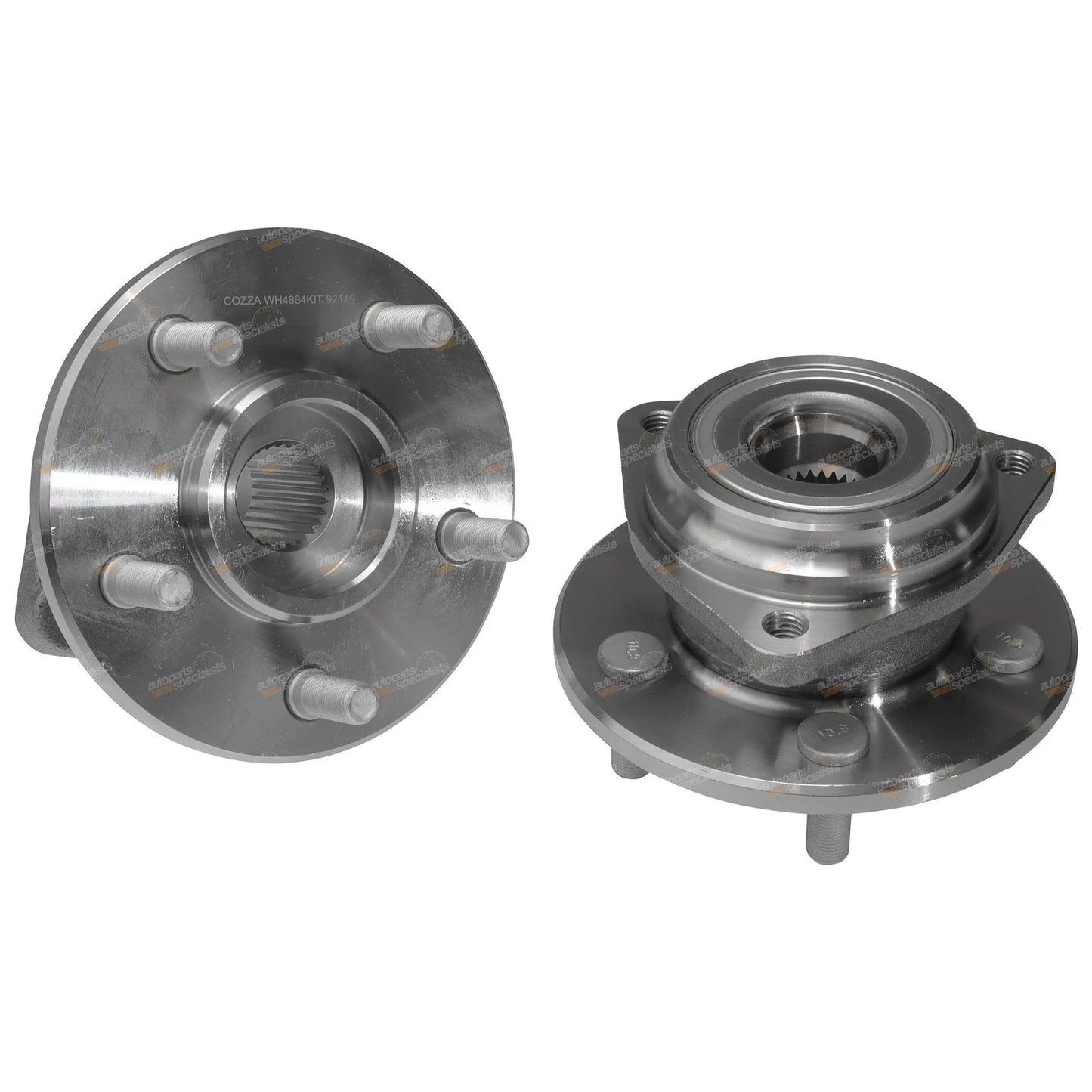 2X Front Wheel Bearings & Hubs for Jeep Cherokee XJ + Wrangler TJ (1994–1999)