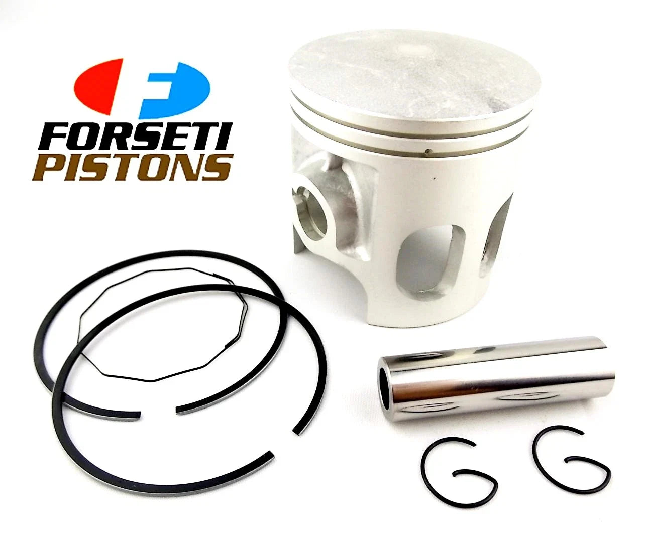 0.5mm O/S Piston Kit with 66.5mm Rings & Pin Clips for YAMAHA DT175 (1982-2010)