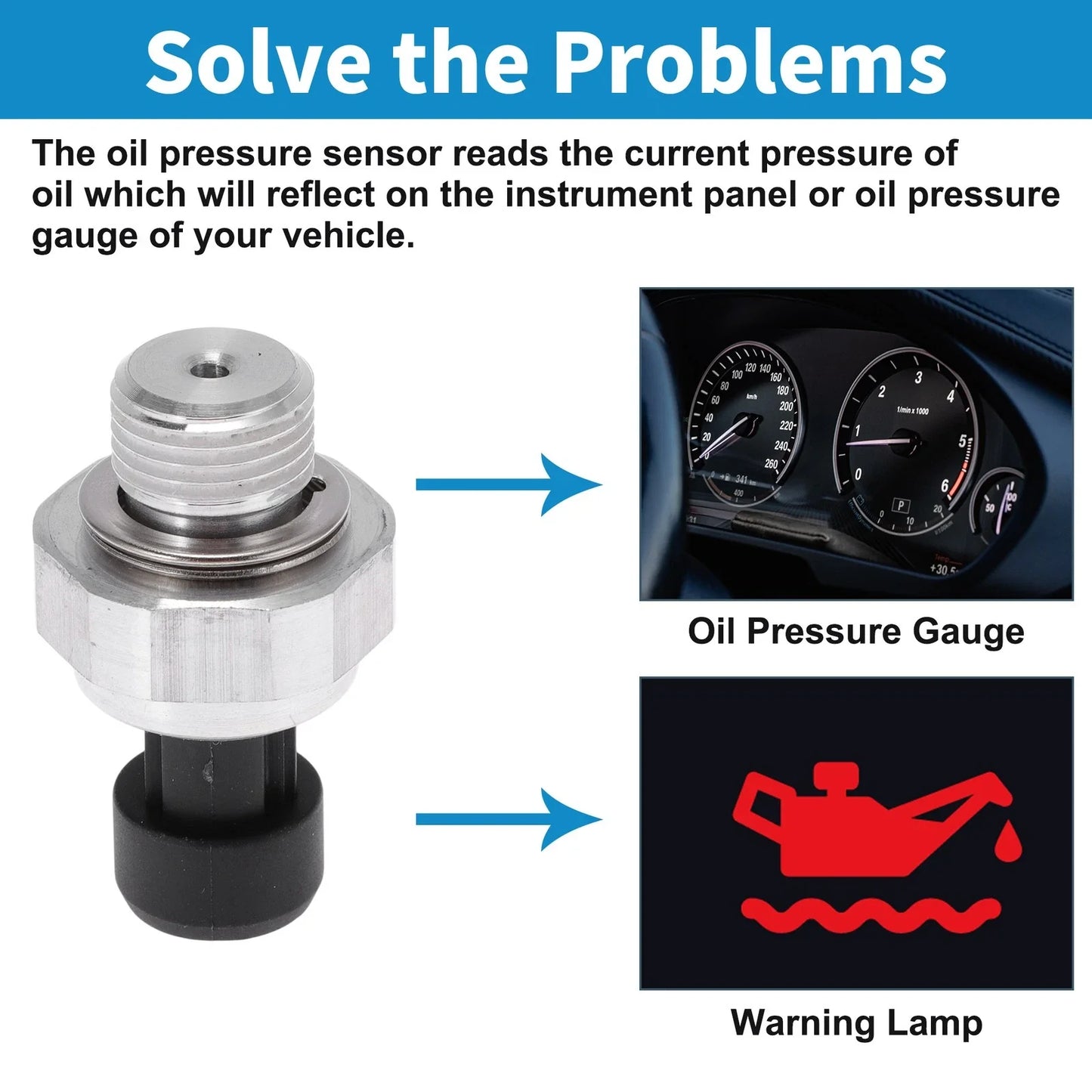 Engine Oil Pressure Sensor for Buick Allure (2008)