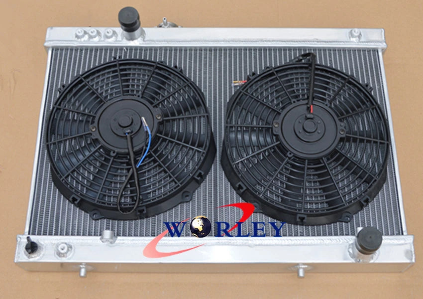 Aluminum Radiator with Fans for Toyota Supra MA70 MA71 (1986–1993)
