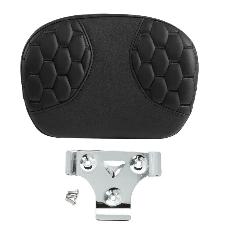 Black Passenger Sissy Bar Backrest for Harley Electra Street Road King (2009-2023)