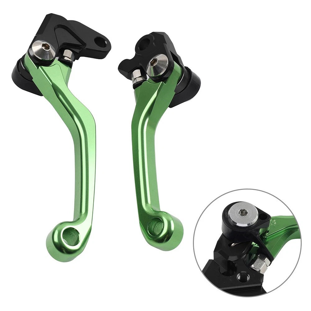Pivot Brake Clutch Levers for Kawasaki KX65 KX85 KX100 KX125 KX250 (2001–2021)