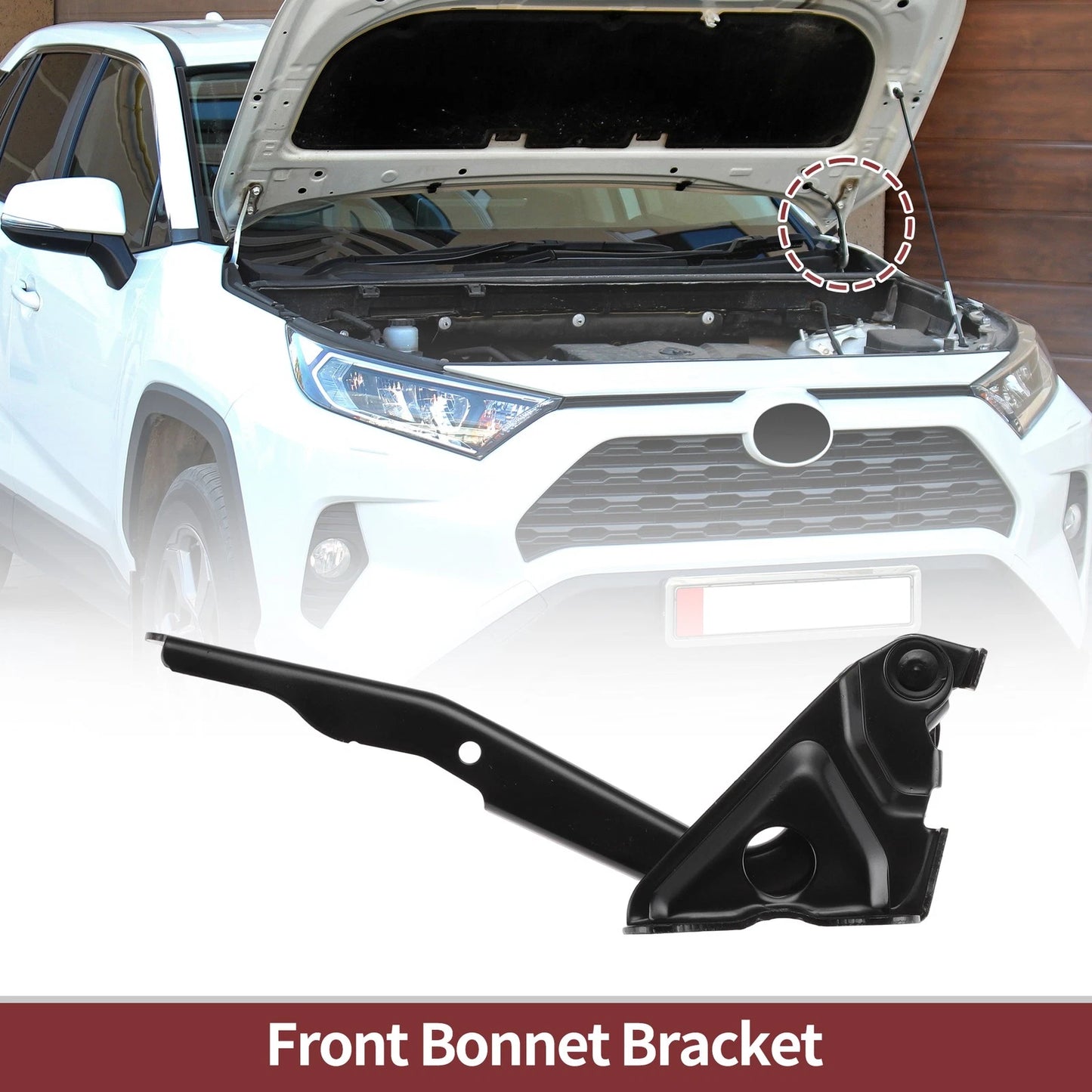 Hood Hinge for Toyota RAV4 (2009–2013) Left Side