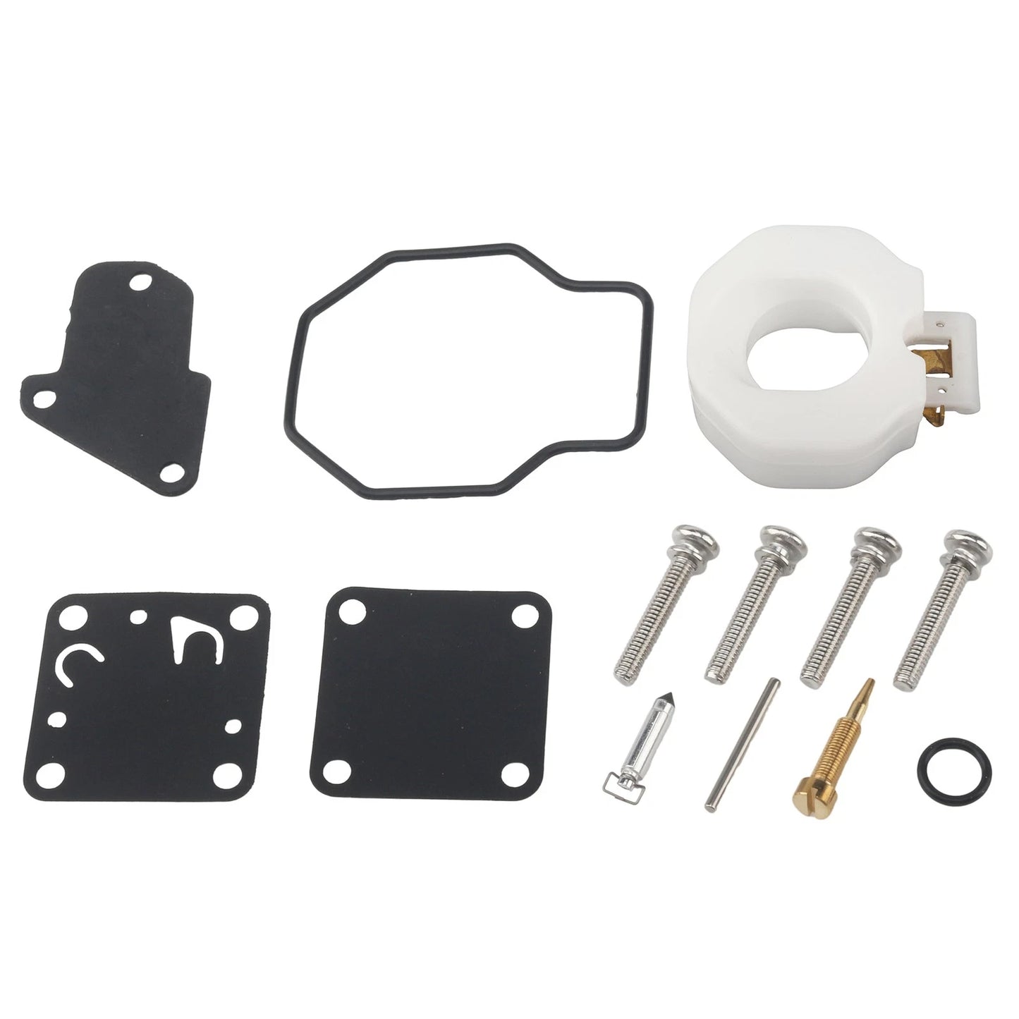 Carburetor Repair Kit for Yamaha 2 Stroke 4HP 5HP Outboard Motors (1990–2023)