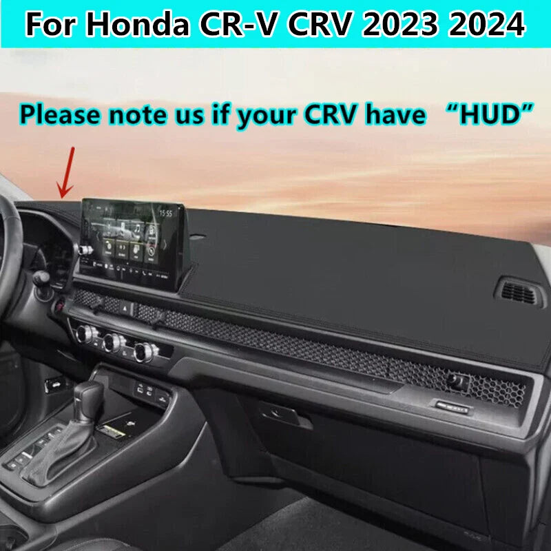 Car Leather Dashboard Cover Dash Protector Mat Pad for Honda CR-V (2023–2024)