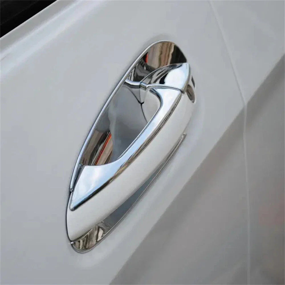 4 Pcs Chrome Door Handle Bowl Cover Trim for Benz B C E GLK ML GL GLE GLS