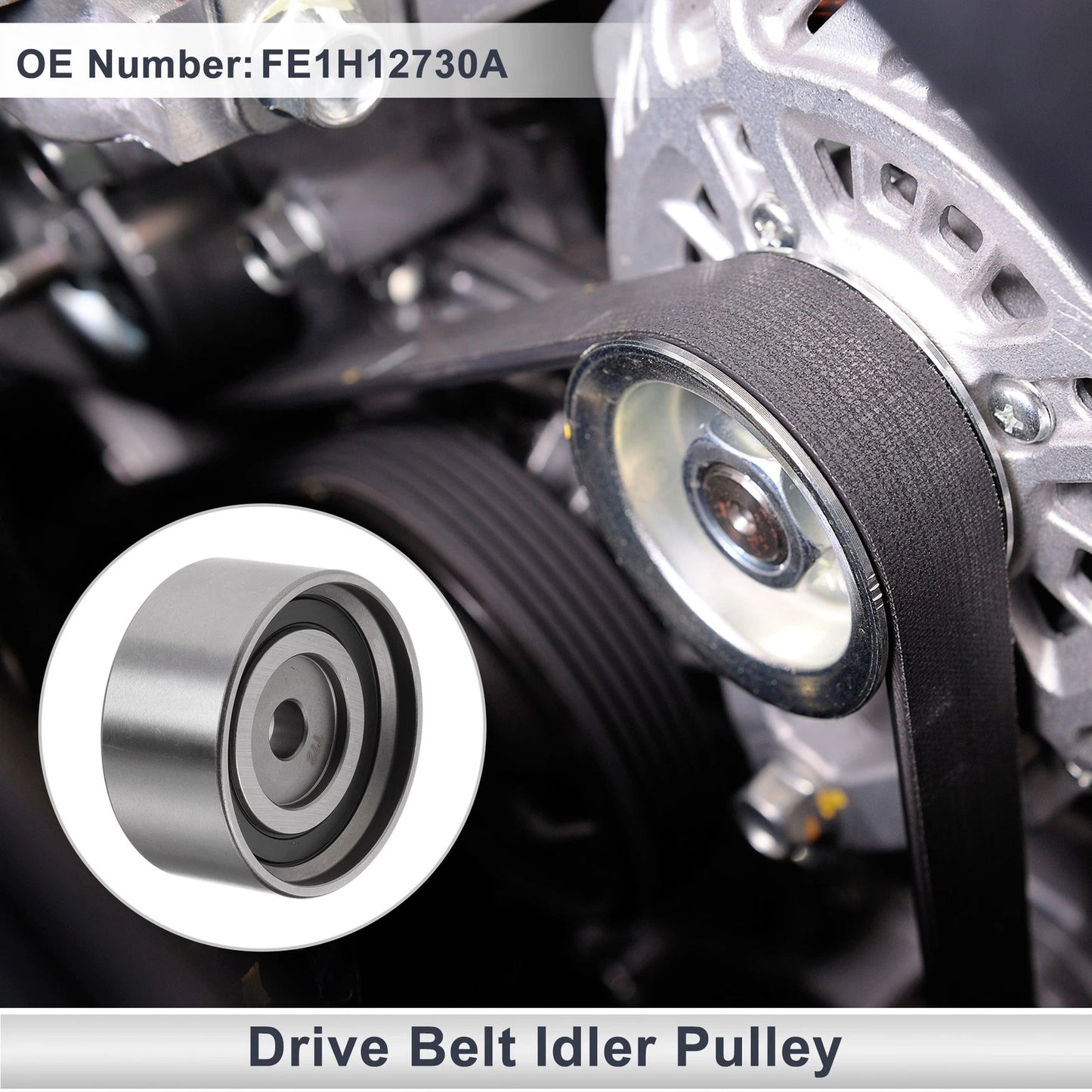 Drive Belt Idler Pulley for Ford Probe (1989–1992) No.FE1H12730A