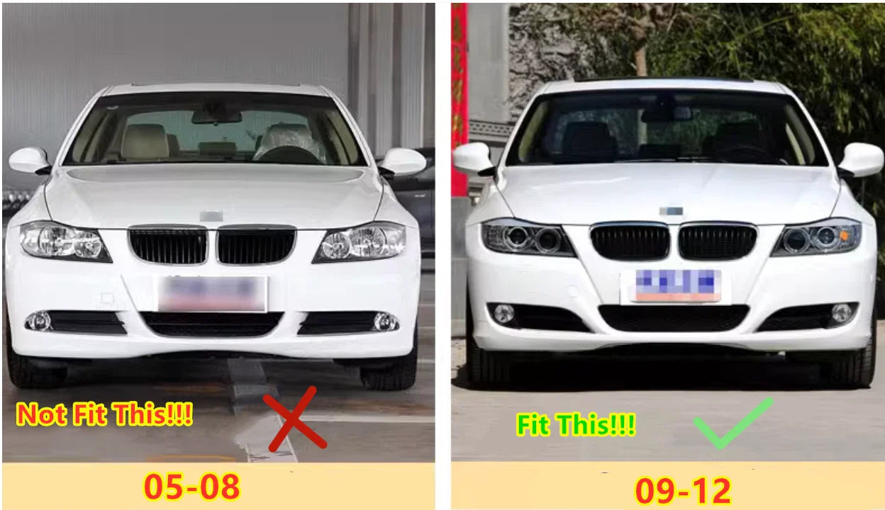 Bumper Headlight Washer Nozzle Cover for BMW 3 E90 (2009–2012)