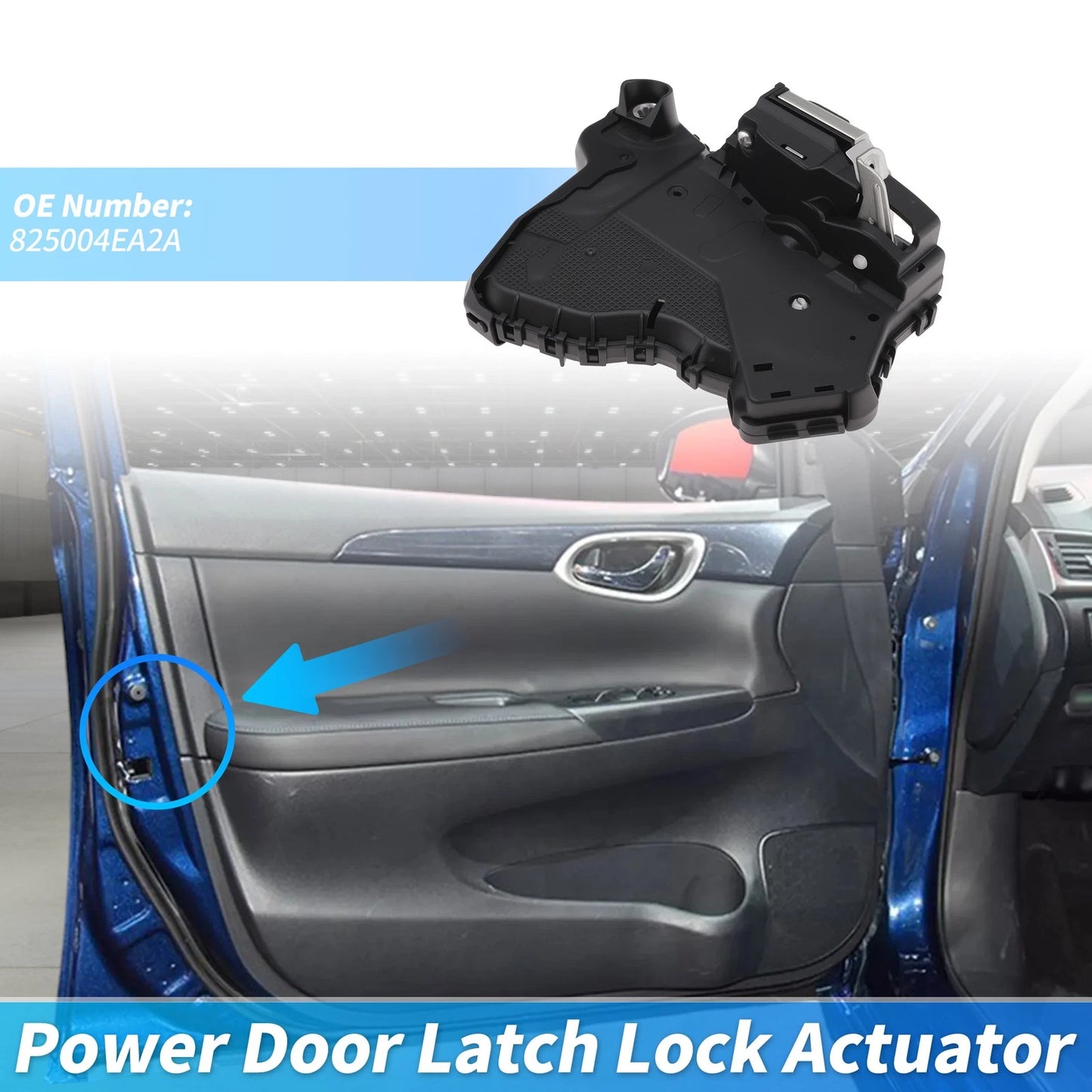 Rear Right Power Door Lock Actuator 825004EA2A for Nissan Qashqai II (2013–2025)