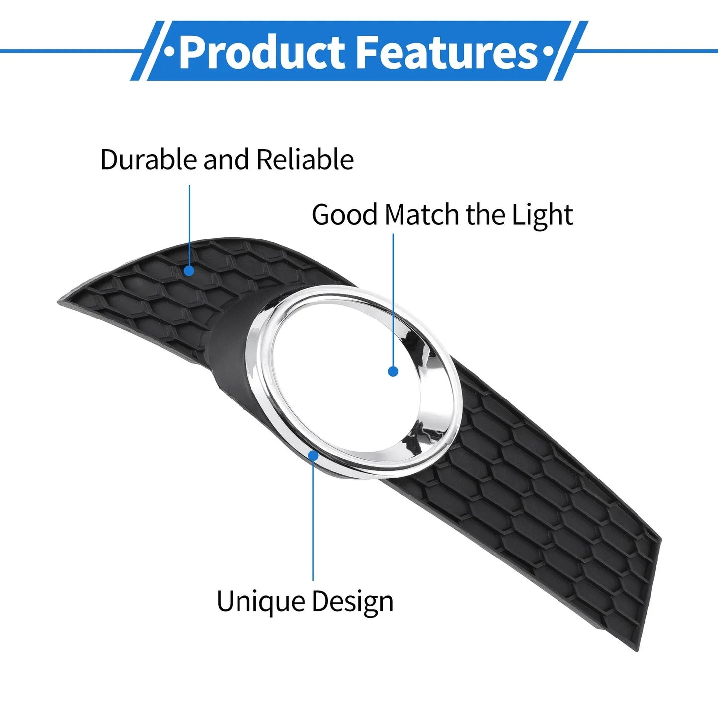 Front Right Fog Light Grill for Chevrolet Aveo (2009-2011)