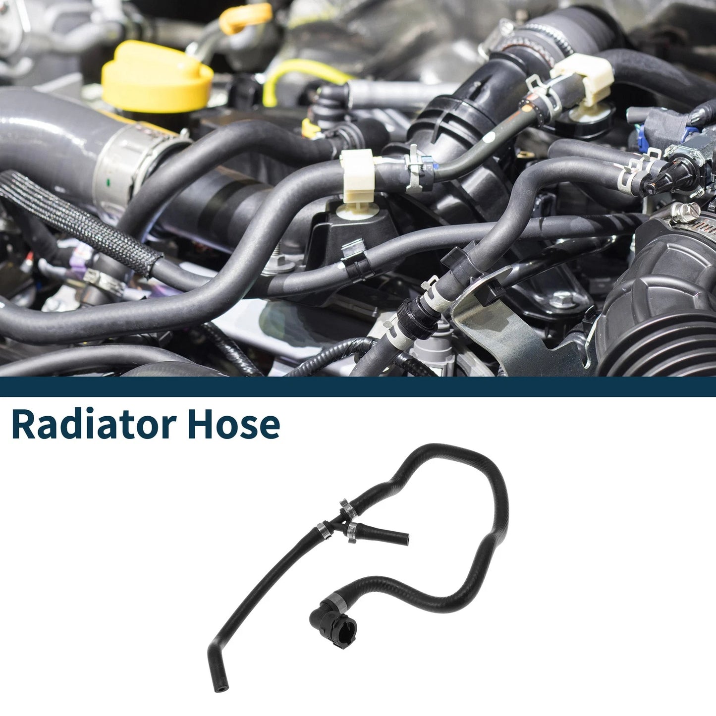Radiator Hose for BMW 5 Series (2003–2004) No. 17127519254 Rubber