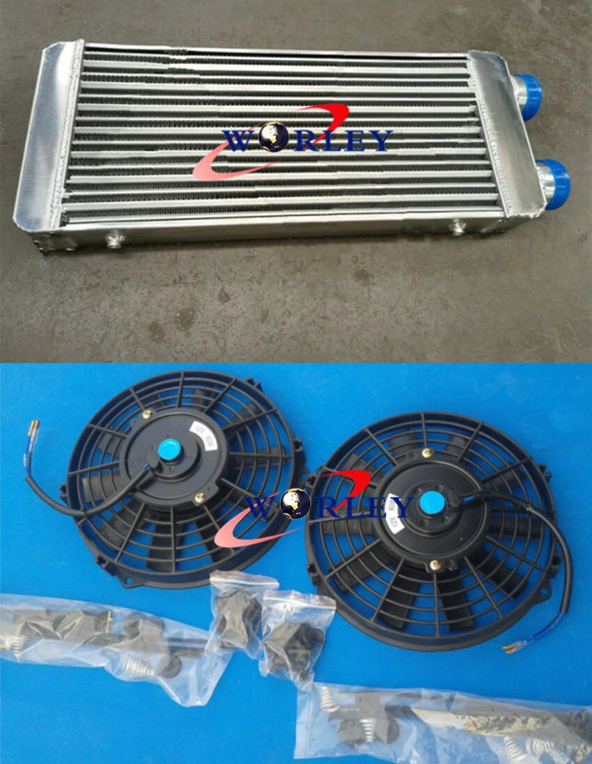 Front Mount Aluminum Turbo Intercooler for Universal Applications (600x300x70mm)