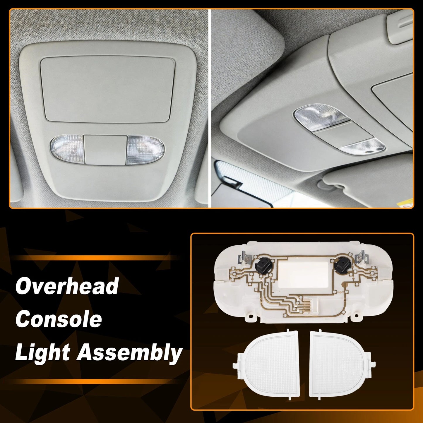 Overhead Console Assembly for Ford F-150, Lincoln Mark LT (2004–2008)