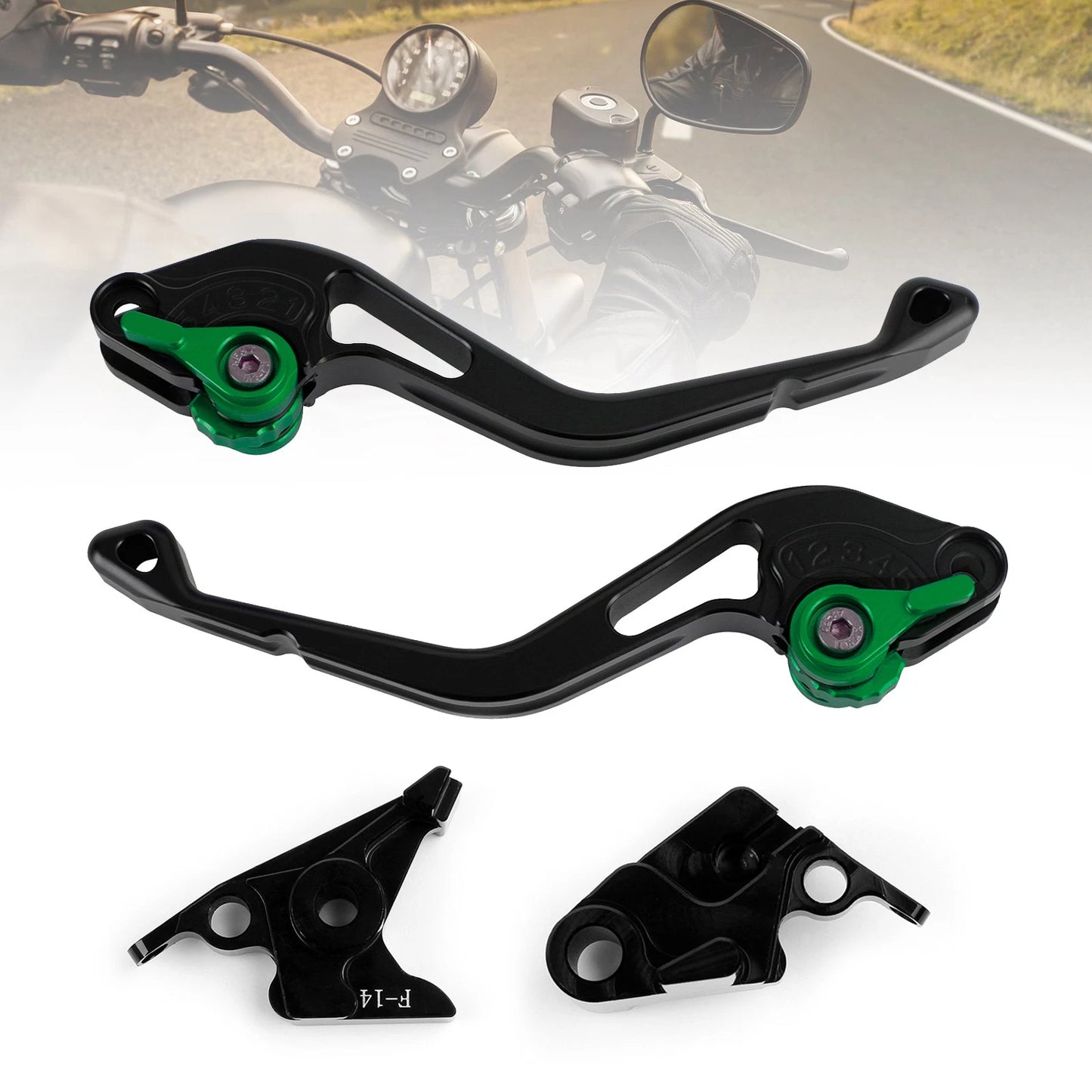 Short Levers Brake Clutch for Kawasaki ZZR600 ZXR400 Z750S ZX9R ER-5 (1990–2008)