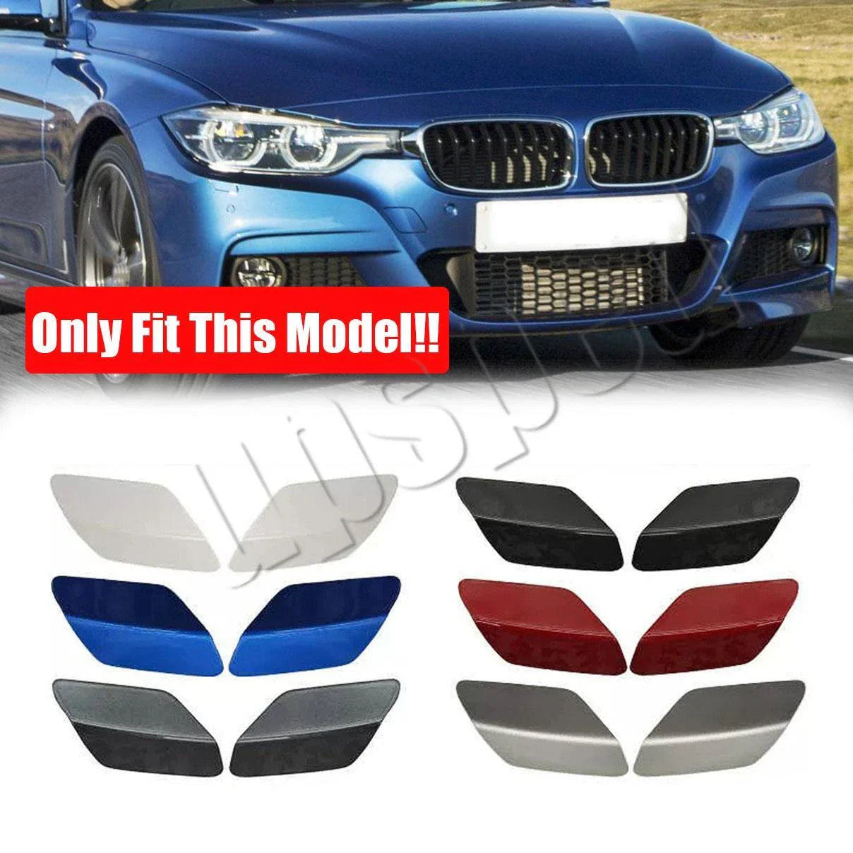 Front Bumper Headlight Washer Cover Cap for BMW 3-Series F30 F31 (2013–2018)