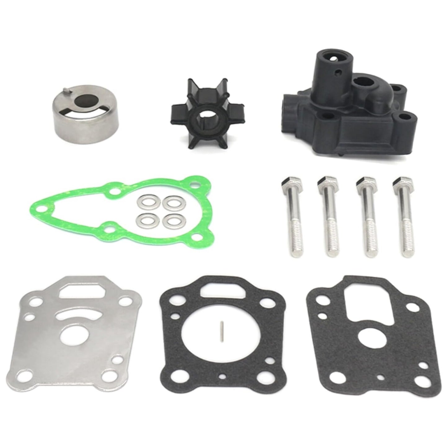 Water Pump Impeller Housing Kit for Evinrude Johnson Outboard (4HP 6HP)
