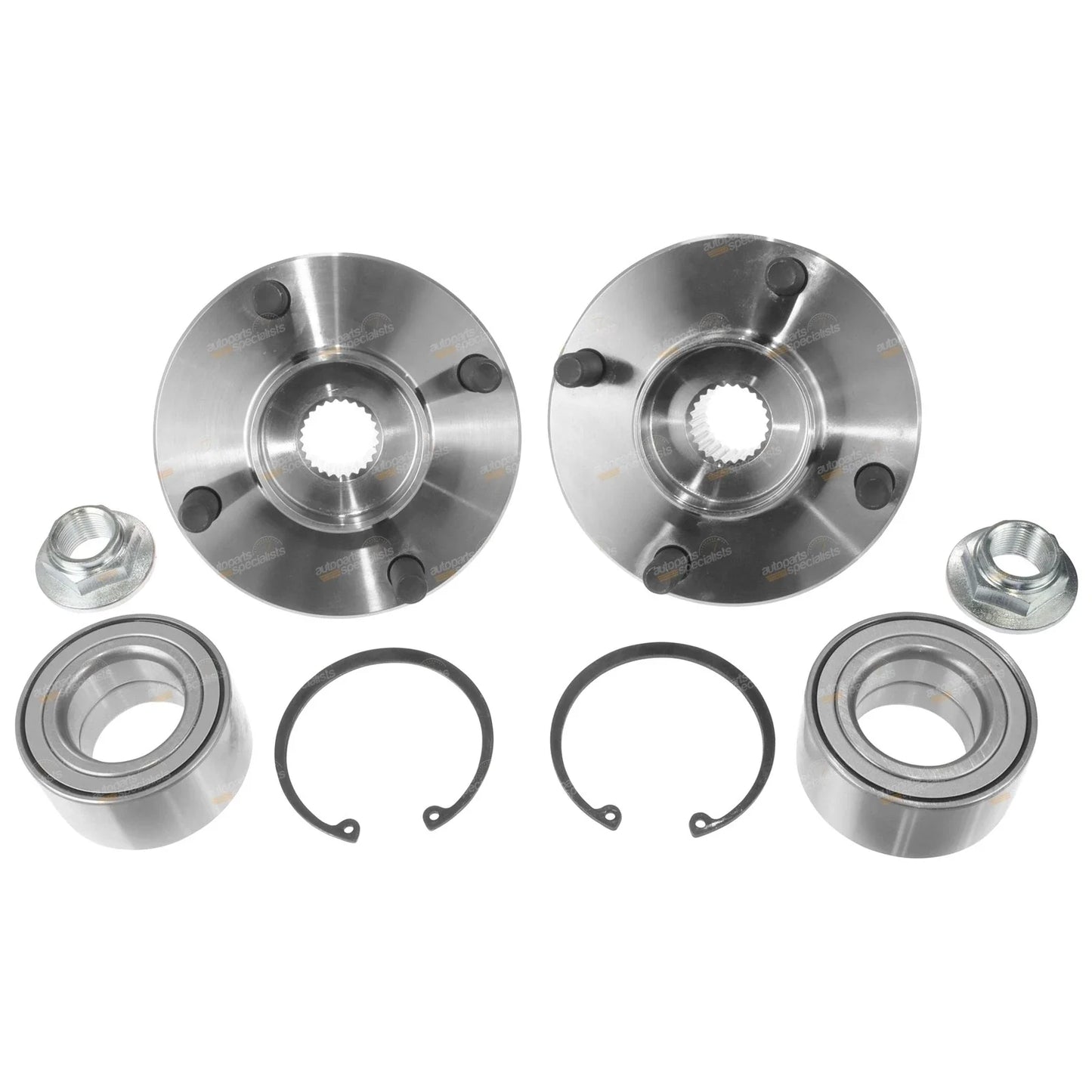 Front Wheel Bearing Hubs for Ford Fiesta WP WQ (2004 - 2008)