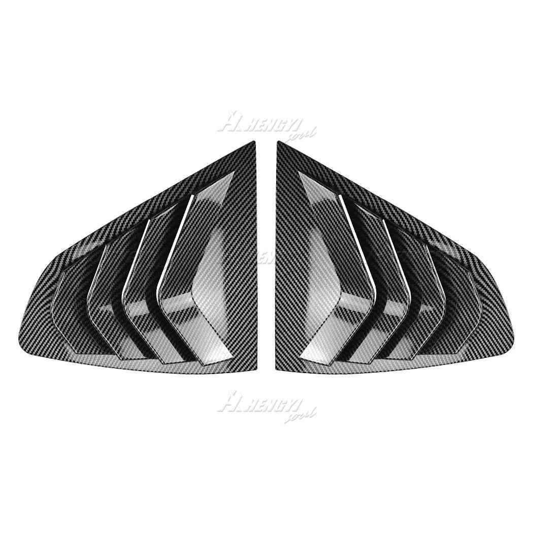 Carbon Style Rear Window Louver Vent Cover for BMW X4 (2018–2024)