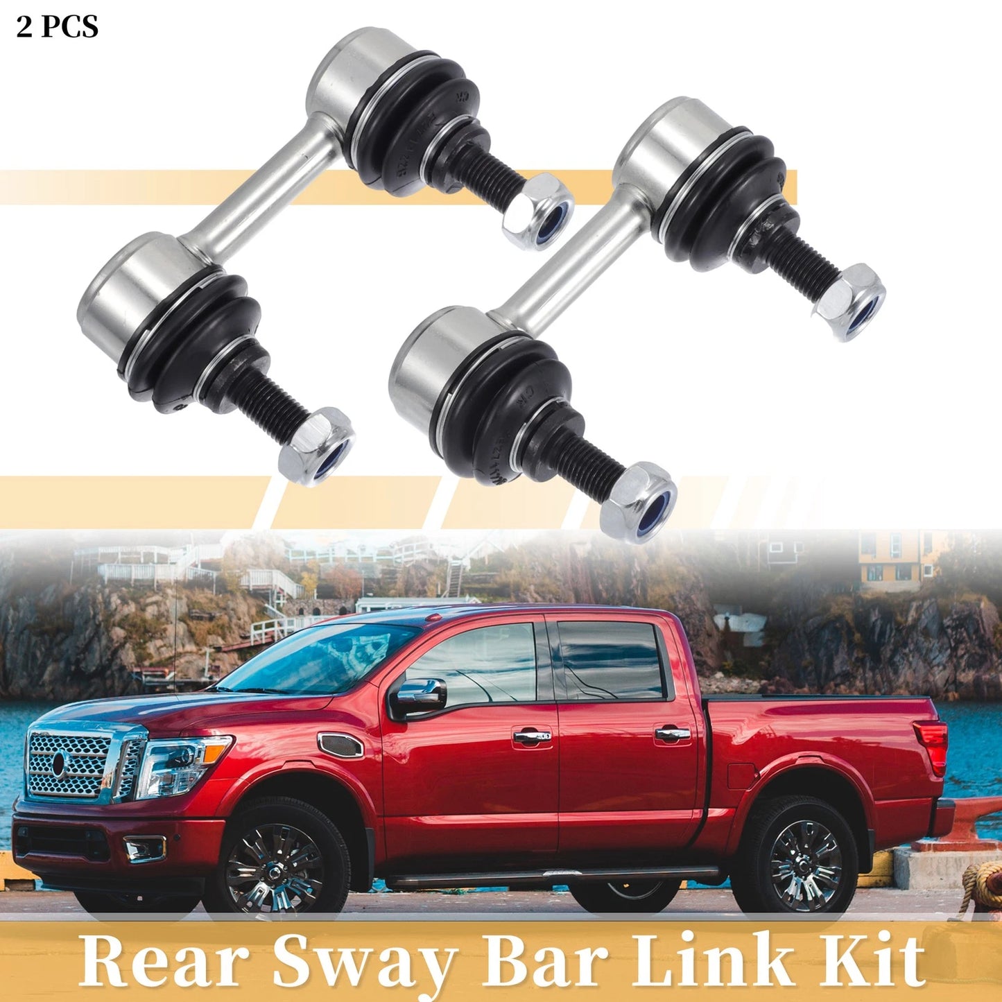 2X Rear Stabilizer Sway Bar Link for Nissan Altima (2013–2018) No.K750662/K750663