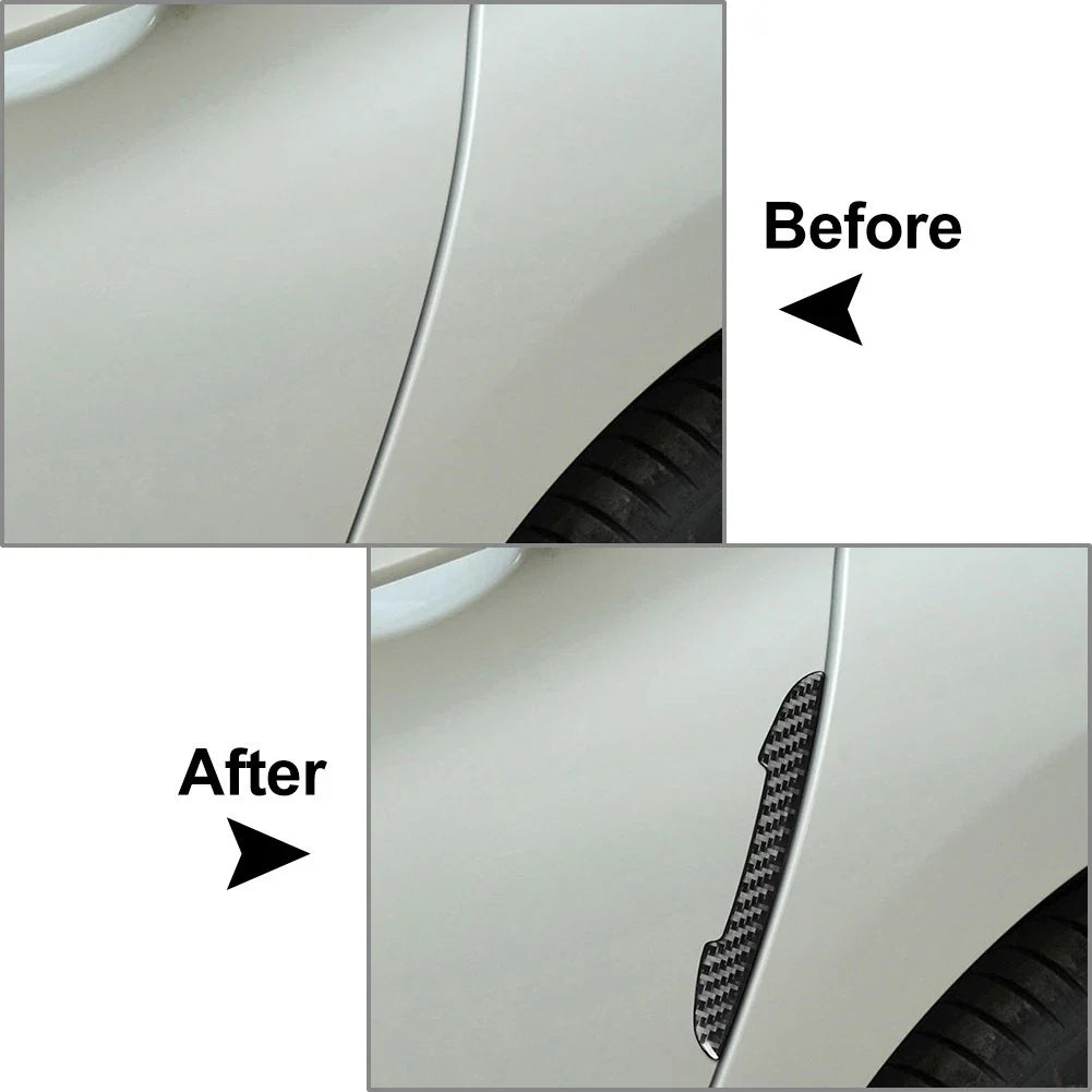 4 x Car Door Edge Bumper Anti-Collision Guard Strip for Tesla Model 3 (2017-2023)