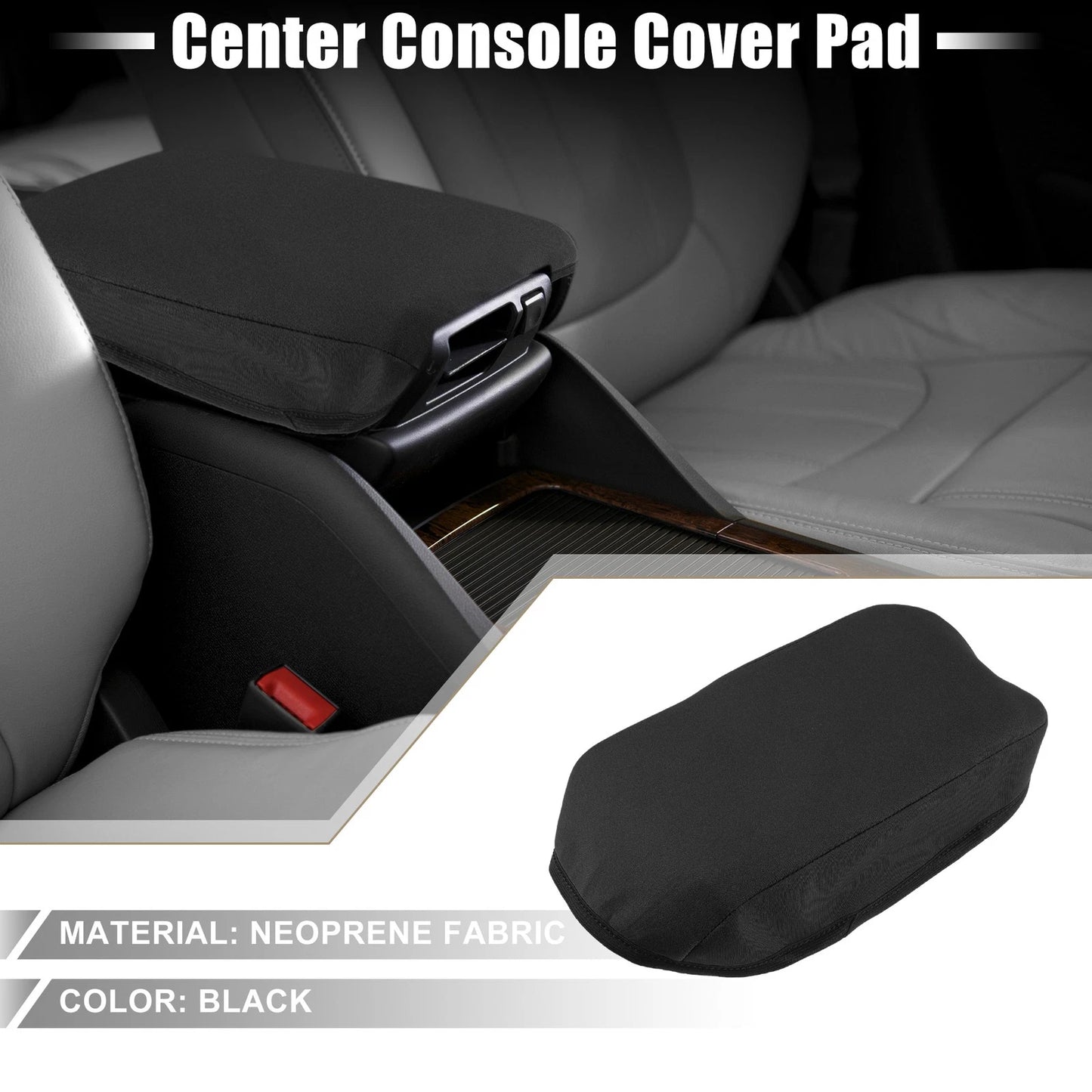 Center Console Armrest Cover for Nissan Sentra (2013–2019) Black