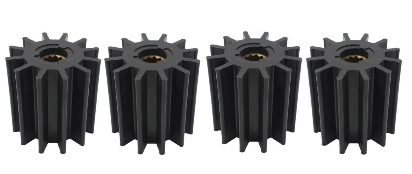 Set of 4 Flexible Impeller Sea Water Pumps for Volvo Penta