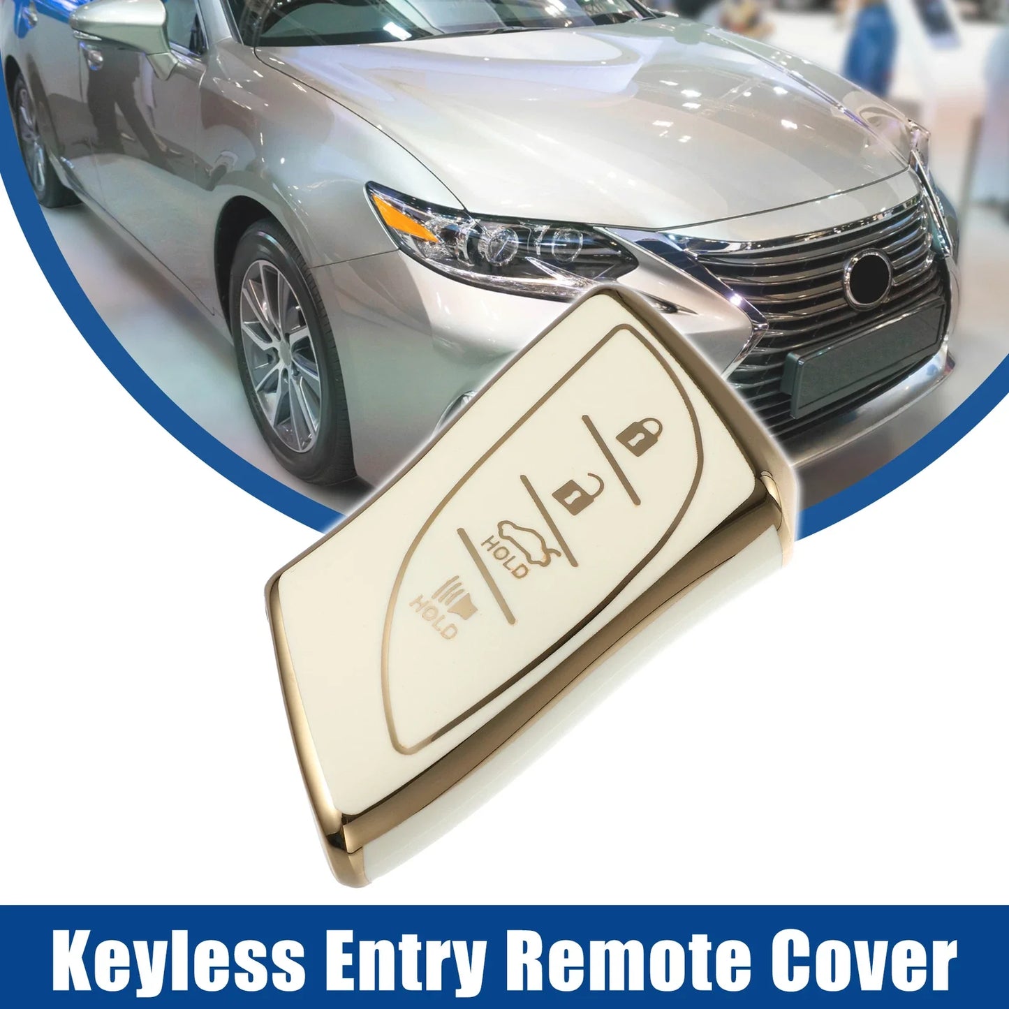 TPU 4 Button Keyless Entry Remote Cover for Lexus UX200 UX250h UX260h (2019-2023)