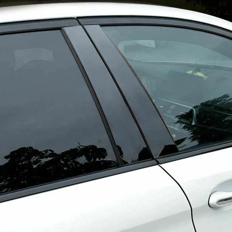 Window Pillar Posts Cover Trim 6 x for Jeep Compass (2017–2023)