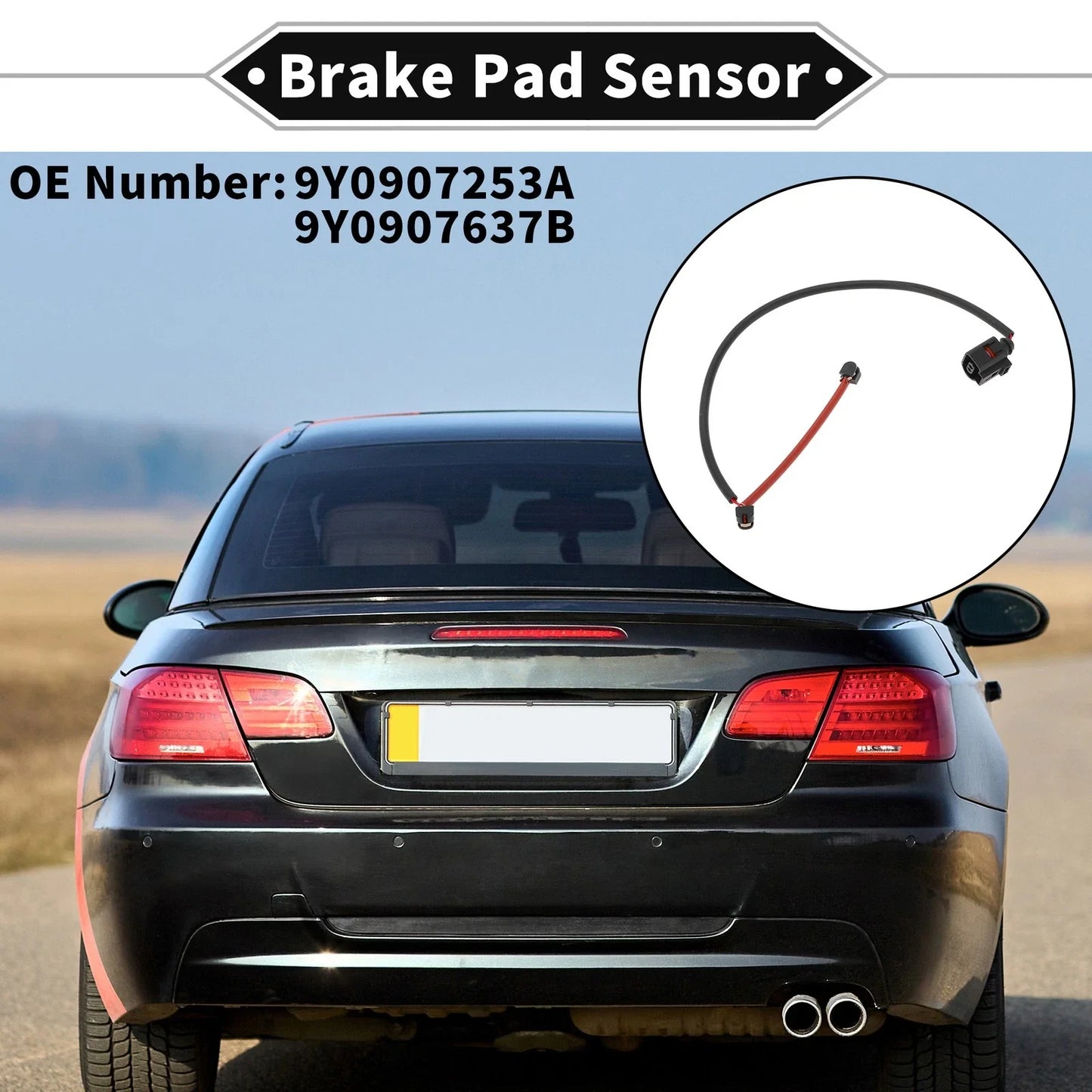 Brake Pad Wear Sensor for Porsche Cayenne 2017-2024 (1 x Sensor)