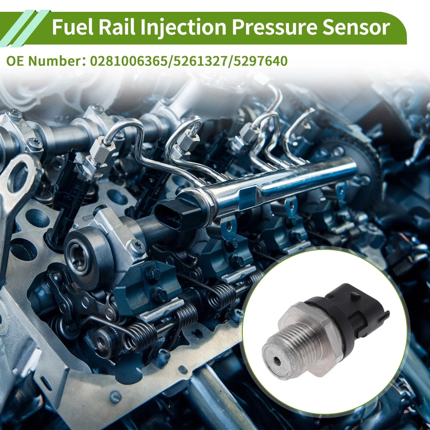 Fuel Injection Pressure Sensor for Dodge Ram 2500/3500 (2003-2010)