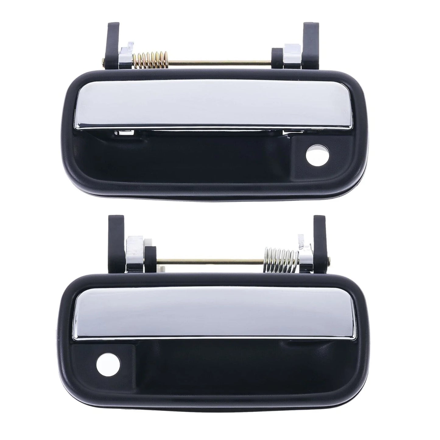 2 x Front Left + Right Door Handle Outer Chrome for Toyota Hilux (1988–1997)