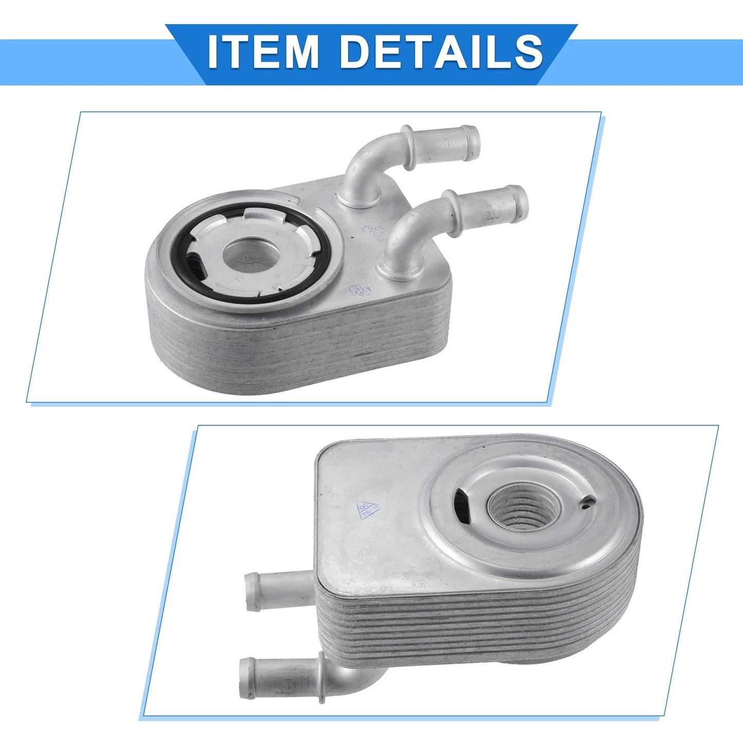 Engine Oil Cooler with Seals & Bolt for Chrysler 200 (2011-2014)