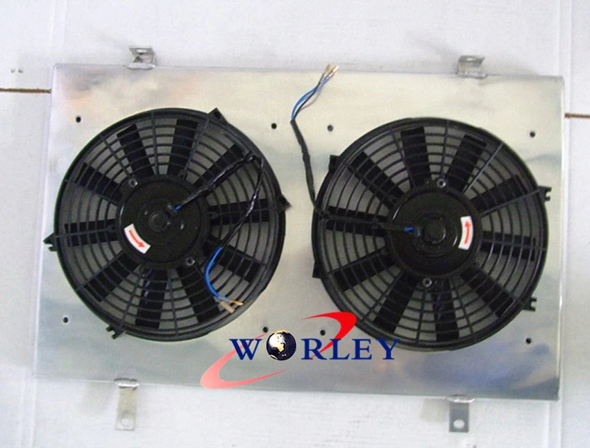 Aluminum Radiator Shroud & Fan for Nissan Skyline R33 R34 (1995–2002)