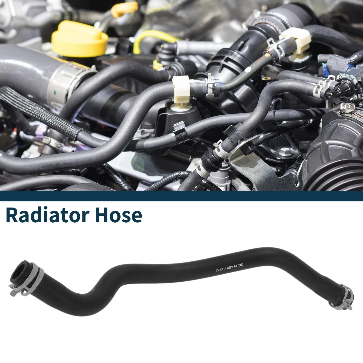 Radiator Hose No.JX6118D334DD for Ford Focus 1.5T (2018) Rubber