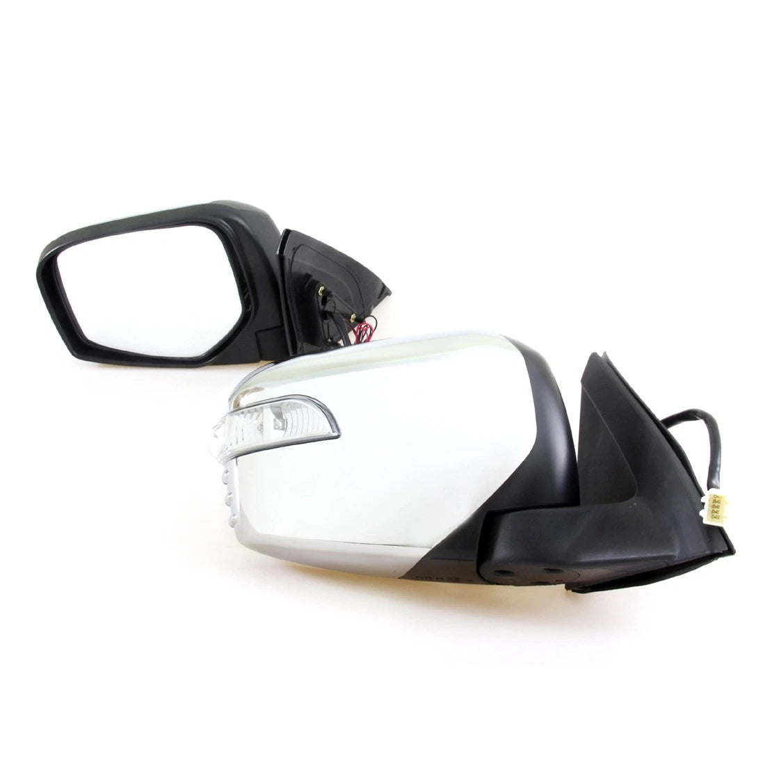 Chrome Electric Fold Wing Mirror for Mitsubishi Triton L200 (2005–2014)