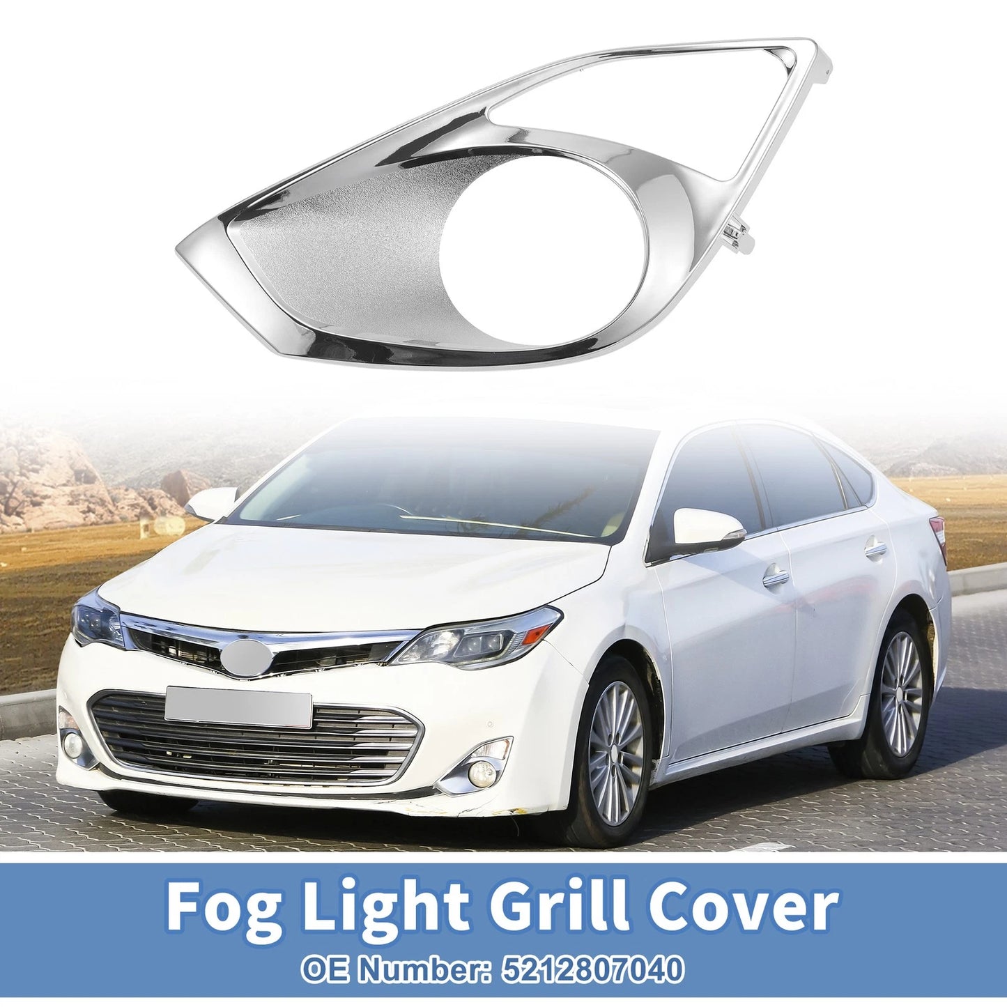 1 Pc Fog Light Grill for Toyota Avalon (2013–2015) No. 5212807040