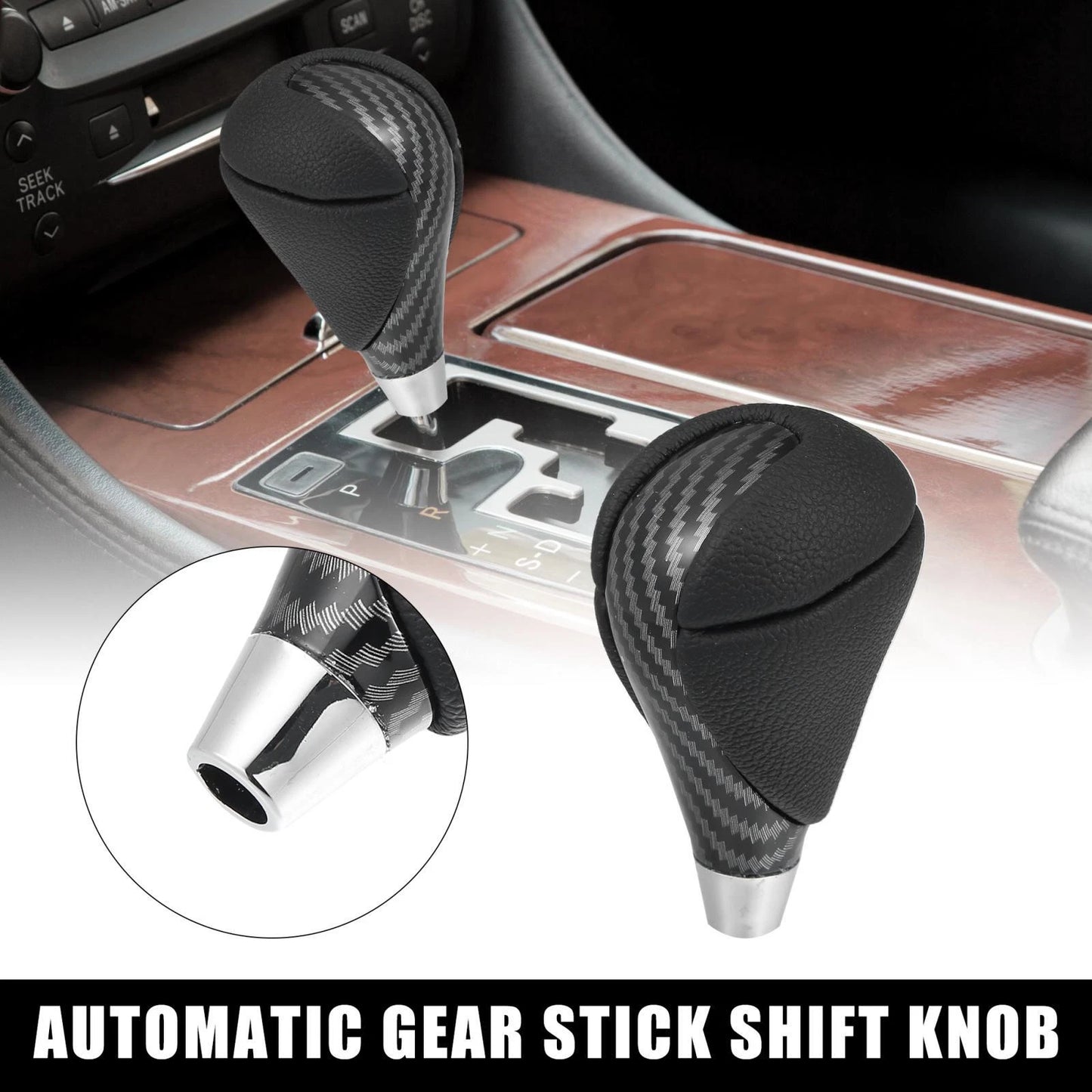 Automatic Gear Shift Knob for Lexus ES350 (2007–2012) Carbon Fiber Pattern
