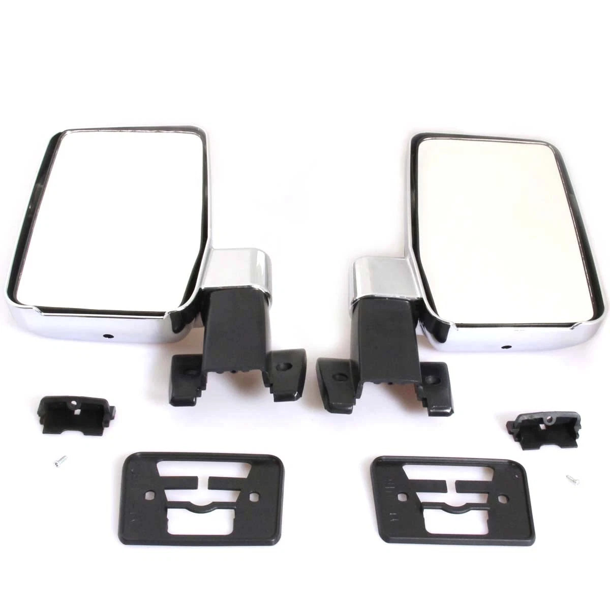 Chrome Mirrors for Toyota Land Cruiser 60 70 75 Series (1980–1997)
