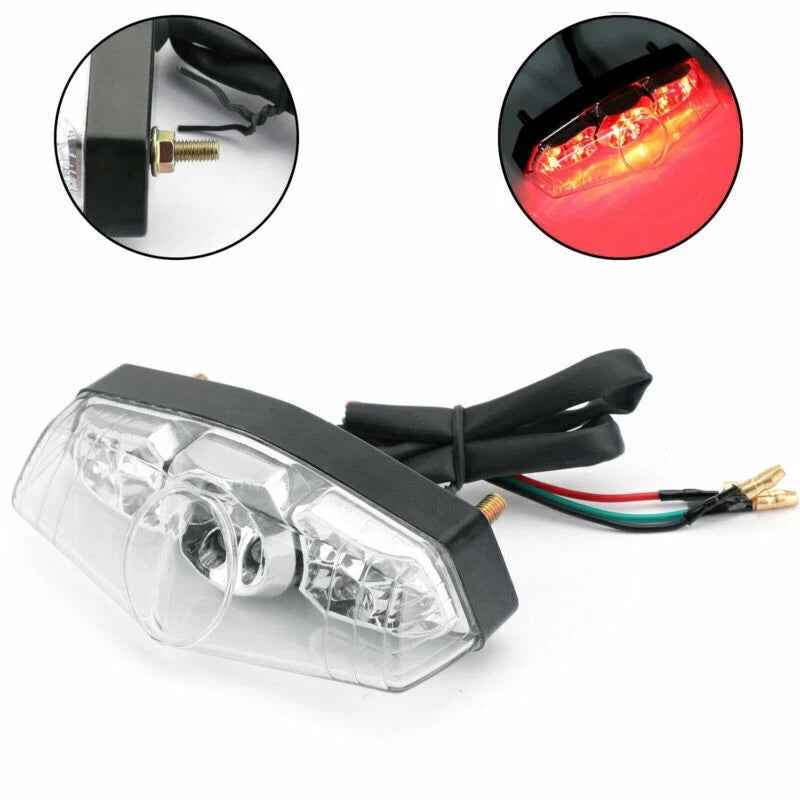 LED Rear Brake Light for Universal Motorcycles (12V)