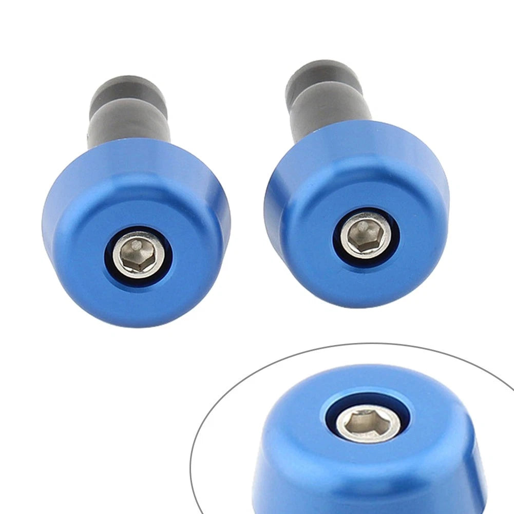 Handlebar Grips & End Caps for Universal Motorcycle (0.5in/12.7MM) Gold