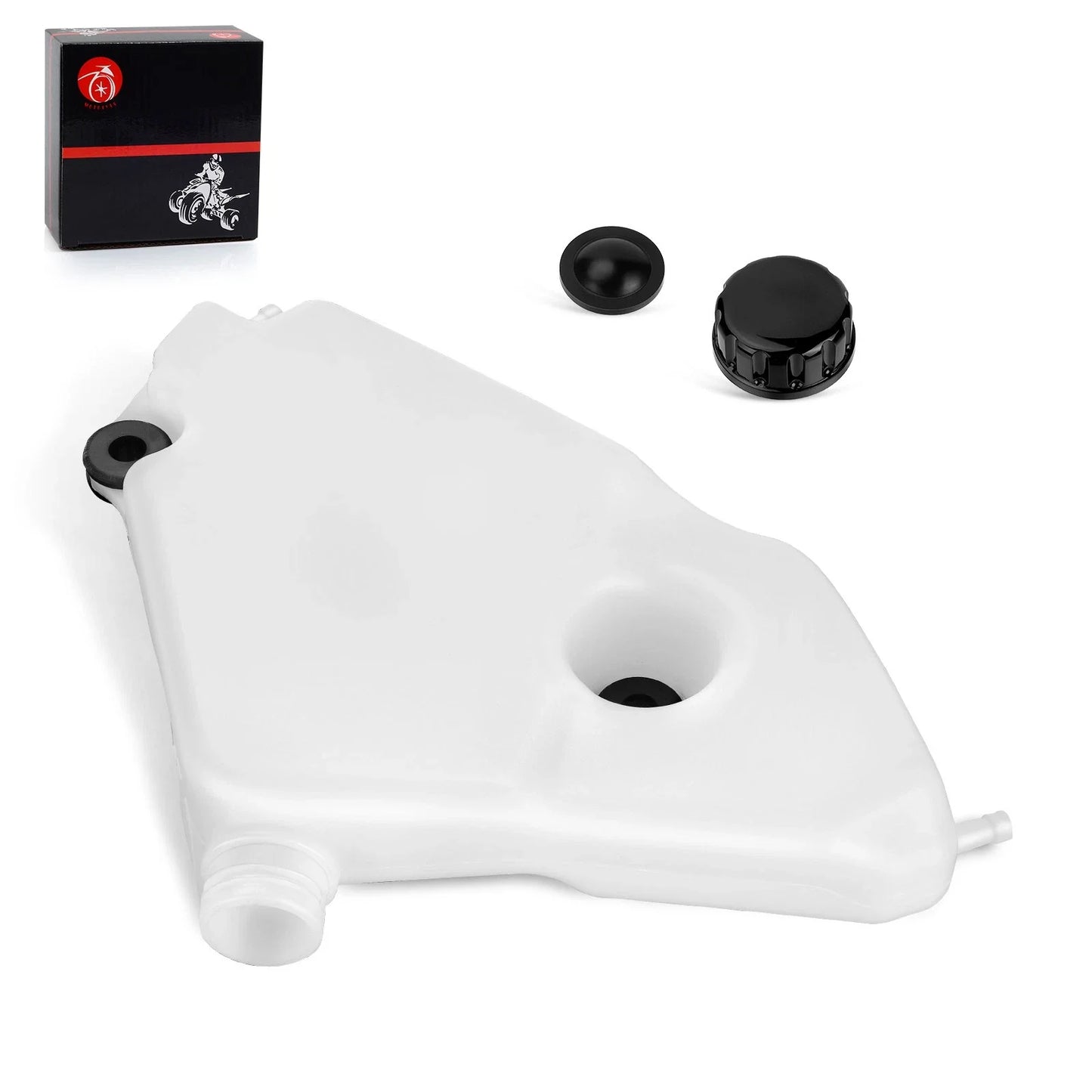 Coolant Tank Bottle W/ Caps for Kawasaki Ninja ZX-10R ZX1000D (2006–2007)