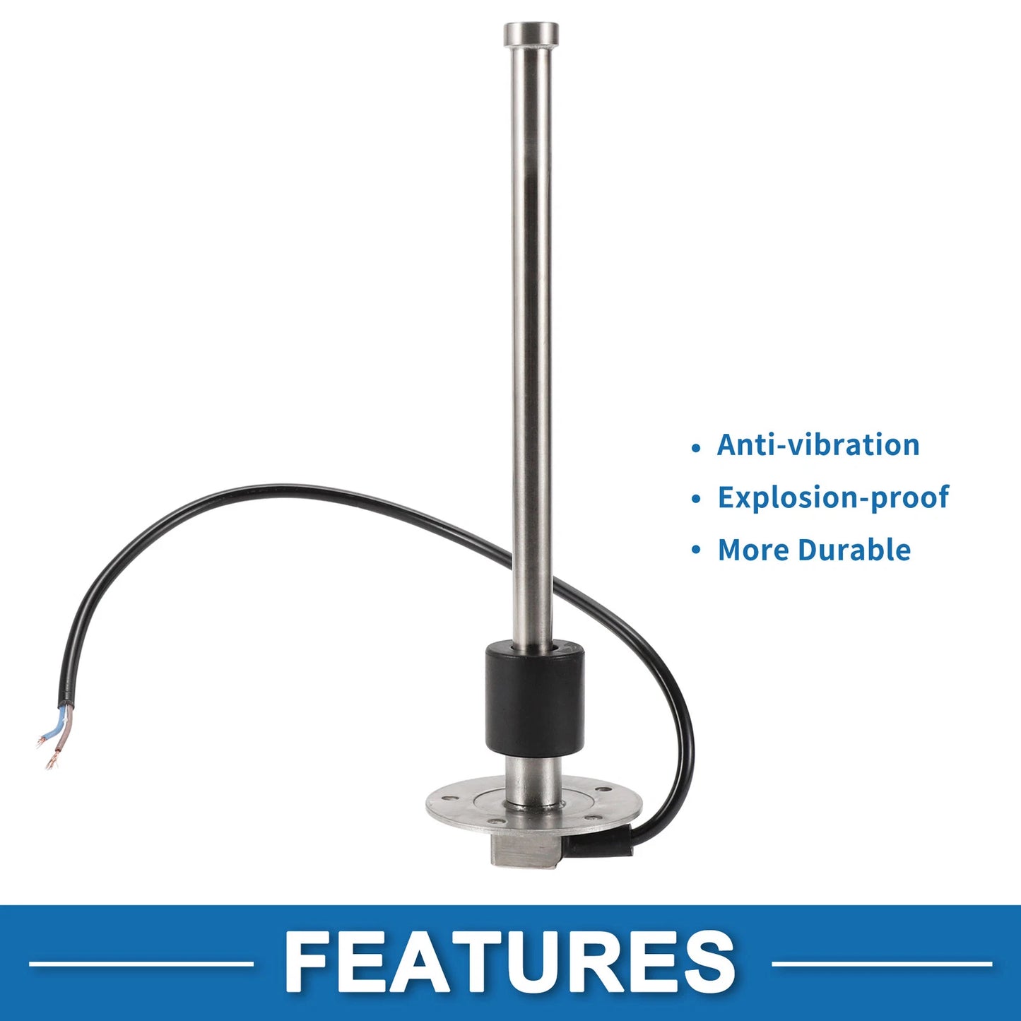 Fuel Sending Unit and Gauge Kit 240-33 Ohm for Boat Car Vehicle (240-33)
