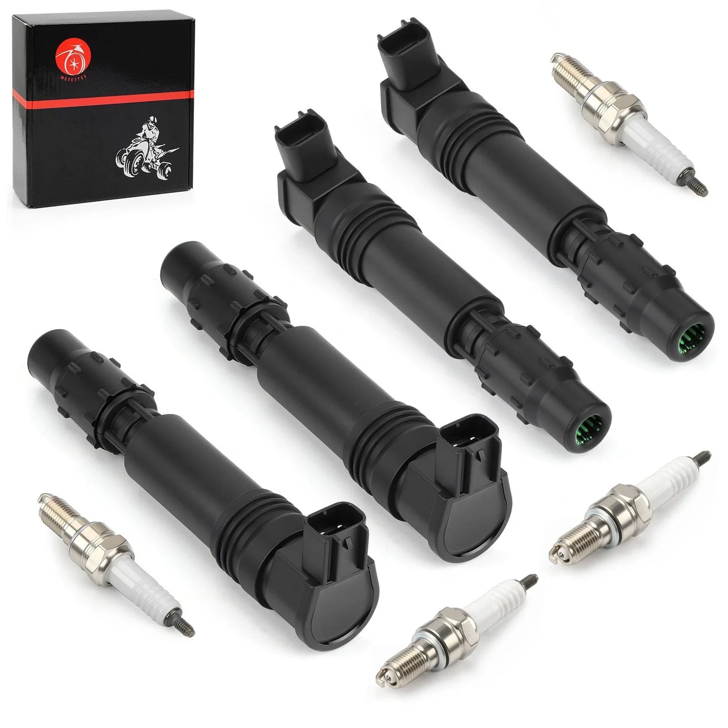 4x Ignition Stick Coils for Honda CBR600F F4i (2002–2006)