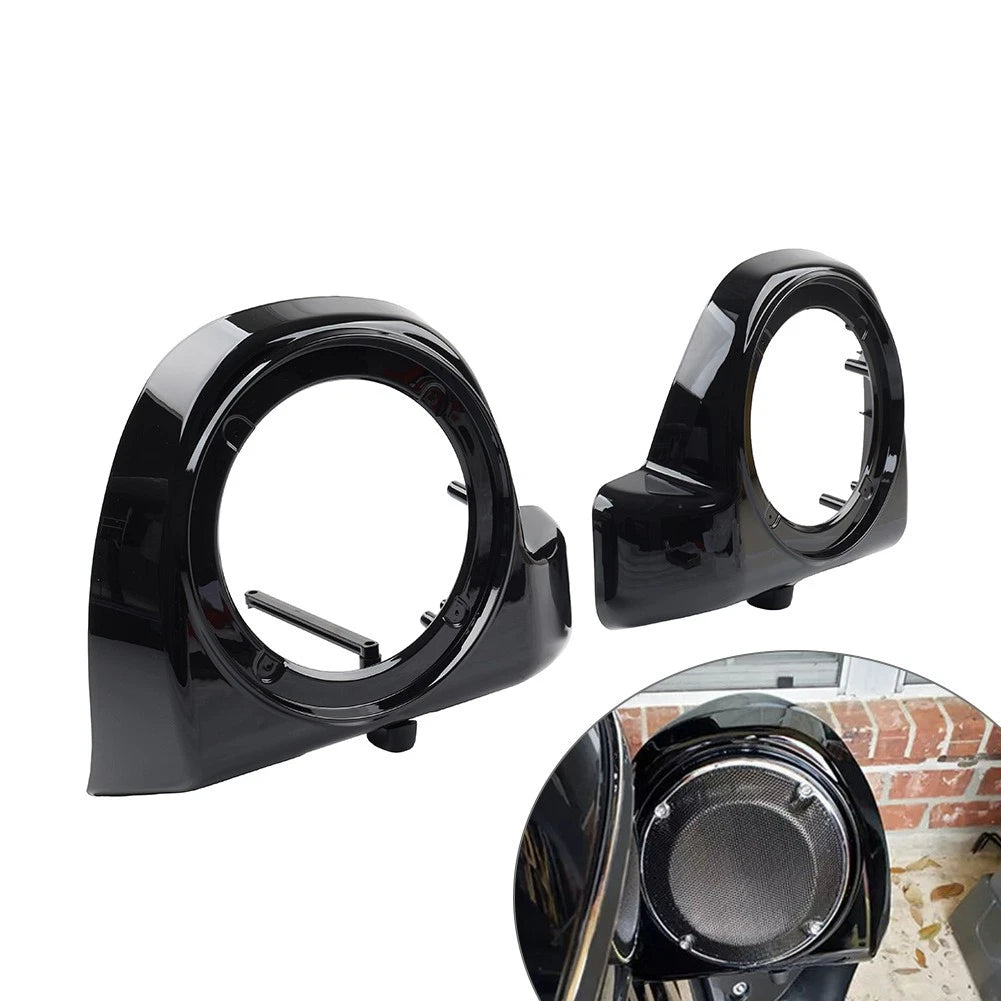 Saddlebag Speaker Lid Covers for Harley Touring FLH FLT (2014–2023)