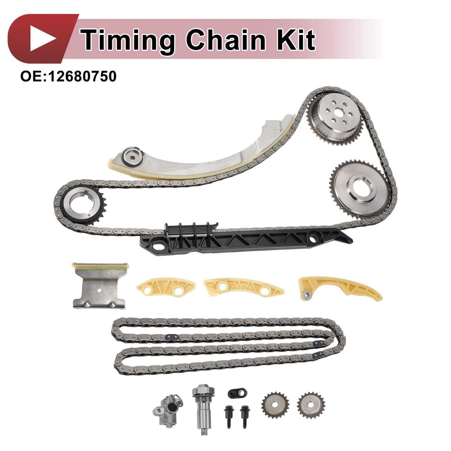 Timing Chain Kit No. 12680750 for Chevrolet Malibu Equinox Cobalt (2004–2012)